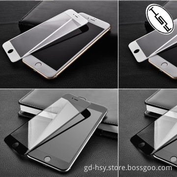 HUYSHE 3D screen protector for iphone 6 6s full cover edge to edge tempered glass